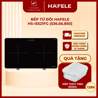 Bếp từ 2 vùng nấu Hafele HS-I5521FG 536.66.850 lắp nổi| BH chính hãng 24 tháng