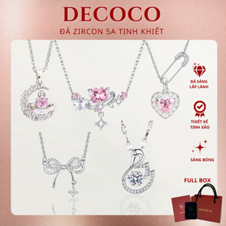 Dây chuyền vòng cổ nữ DECOCO đính đá lấp lánh GRACE ( kèm Túi giấy + Hộp + Thiệp )