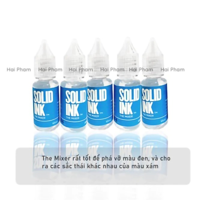 Nước Pha Mực Solid Ink, Dung Dịch Pha Mực Solid Ink Chai 10ml