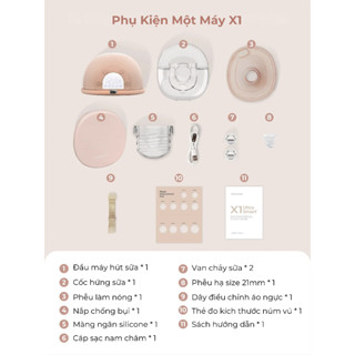 Phụ Kiện Máy Hút Sữa Không Dây MOOIMOM X1
