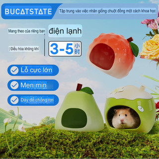 Nhà ngủ sứ chủ đề trái cây Bucatstate cho hamster