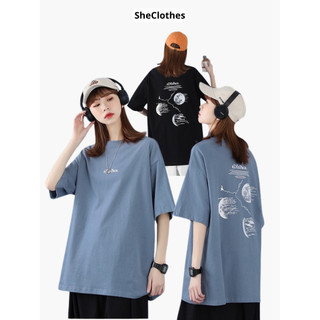 Áo Thun Nữ Form rộng in chữ và Hình 2 mặt áo phông chất cotton không lo nóng