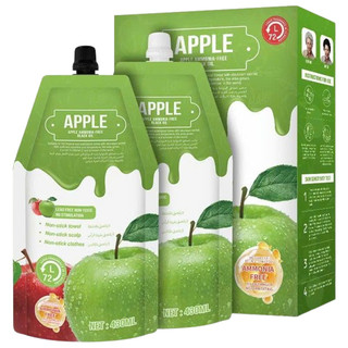 Thuốc Nhuộm Phủ Bạc Màu Đen Tự Nhiên  Apple 500ml x2, không dính da đầu, mùi thơm.