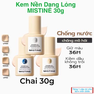 [chính hãng] Kem nền MISTINE dạng lỏng 30g giữ màu và kiềm dầu không trôi suốt 36h