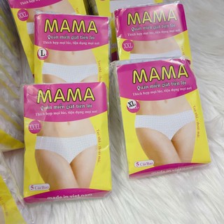 [SIÊU RẺ]Quần lót giấy Mama bịch 5 cái đủ size L/XL/XXL/XXXL