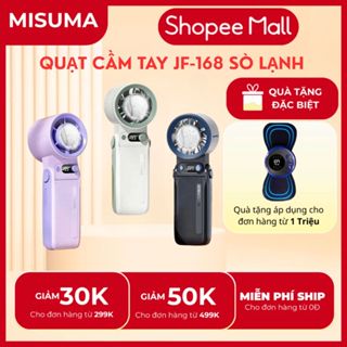 Quạt cầm tay turbo mini tích điện Misuma tốc độ gió mạnh, 199 chế độ làm mát, Nhỏ gọn mang, quạt tích điện gọn