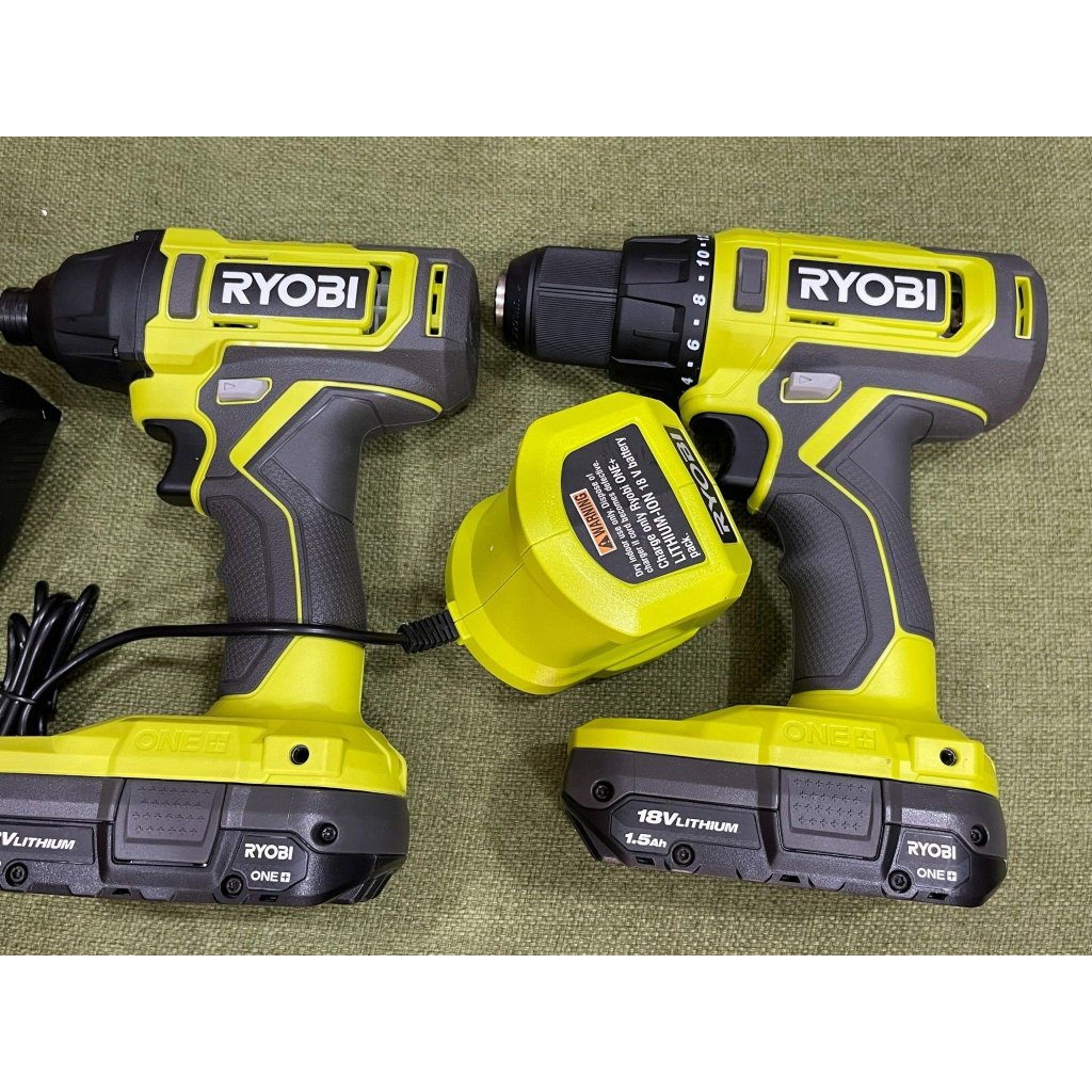 Combo ryobi 18v | máy khoan PCL206 | máy vít ryobi PCL235