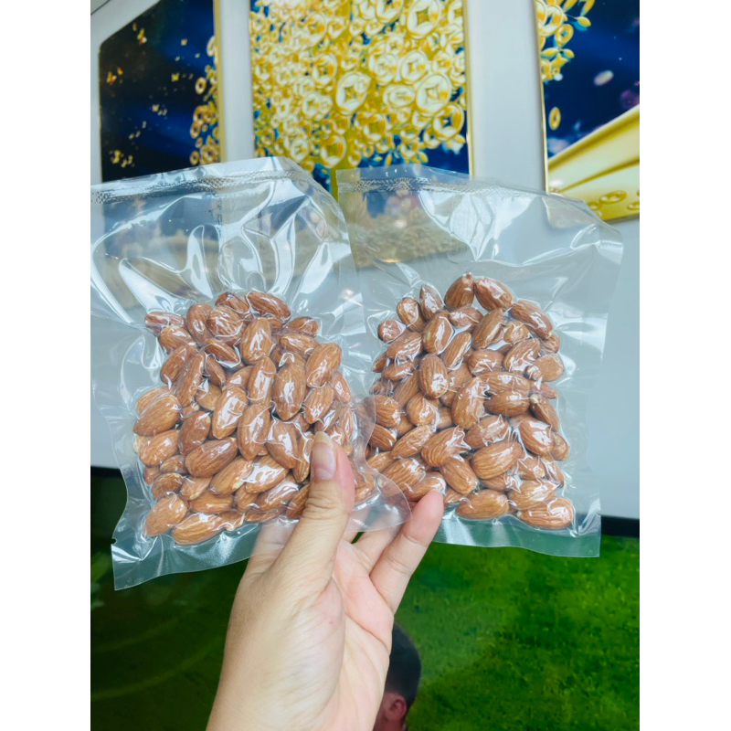 100g hạnh nhân sống làm sữa hạt