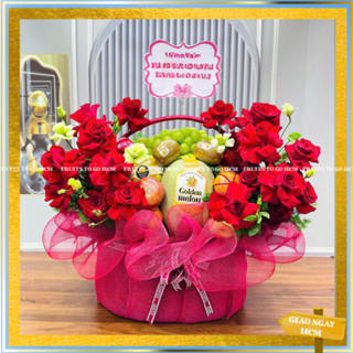 [Hỏa Tốc] Hoa Tươi Khai Trương Chúc Mừng - Giỏ Quà Tặng Trái Cây Tươi Đẹp