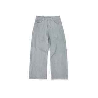 LIGHT SMOKE WIDE STRAIGHT JEANS WHOSE - Quần jeans ống đứng wide fit Whose Studio 1727