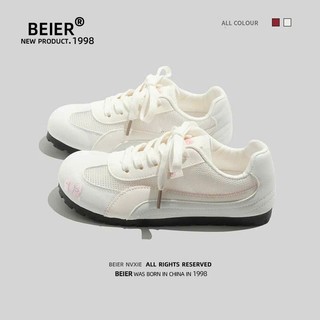  BEIER AUTH 100% Giày thể thao nữ beier giày sneaker beier hình nơ êm chân 