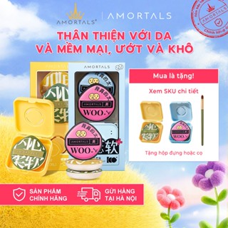 Bông mút AMORTALS cao cấp, mềm mại, không thấm kem, phù hợp cho kem nền, phấn phủ, kem lót. Dùng cho cả nam và nữ