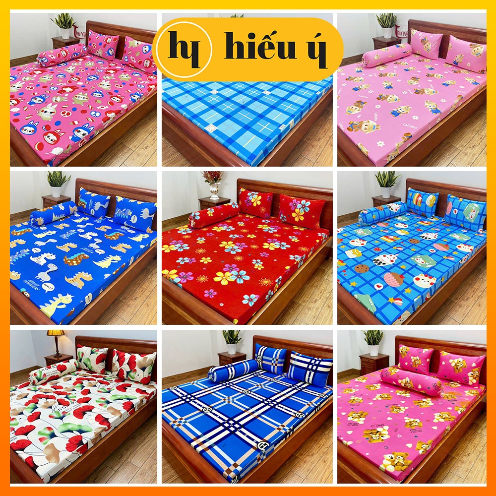 Ga giường thun lạnh 1m2-1m4-1m6-1m8 nệm 20cm, ga lẻ thun lạnh 1m2-1m4-1m6-1m8 | Mùng mền Hiếu Ý