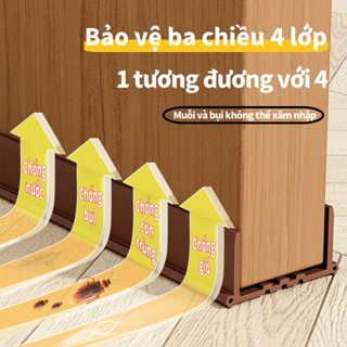 Thanh Chặn Khe Cửa Nhựa PVC Bền Bỉ - Ngăn Côn Trùng & Gián Chuột - Chống Tiếng Ồn - Kích Thước 96cm