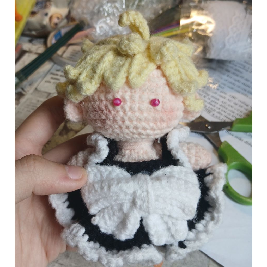 Móc doll anime len theo yêu cầu.