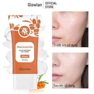 Glowlan KEM LƯỜI BIỂN GLUTA TRẮNG DA 30g 20SPF Gluta kem trắng da toàn thân Facial BB Whitening Lazy Cream