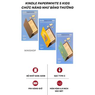 Máy đọc sách kindle paperwhite kids (paperwhite gen 5 ) bảng mới nhất new nguyên seal bảo hành 1 năm