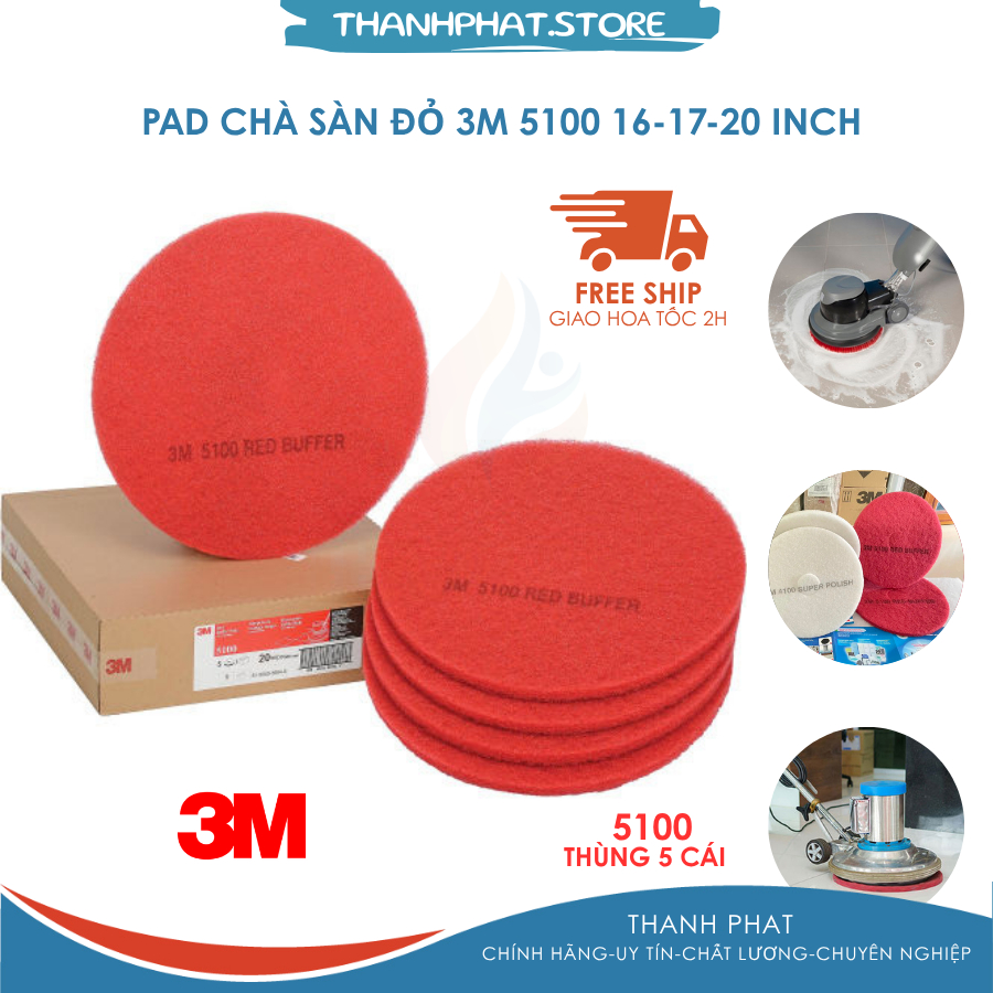 Pad chà sàn 3M 5100 16-17-20 inch( thung 5CS)