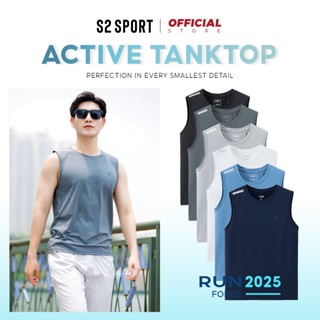 Áo ba lỗ nam thể thao S2 SPORT áo sát nách chất thun lạnh, thoáng khí, thấm hút mồ hôi - STT06