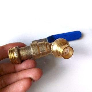 vòi nước đồng thau phi 21, phi 27