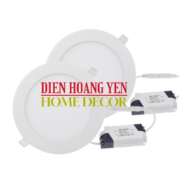 2 Đèn Led âm trần 9w siêu mỏng tròn TIẾT KIỆM ĐIỆN
