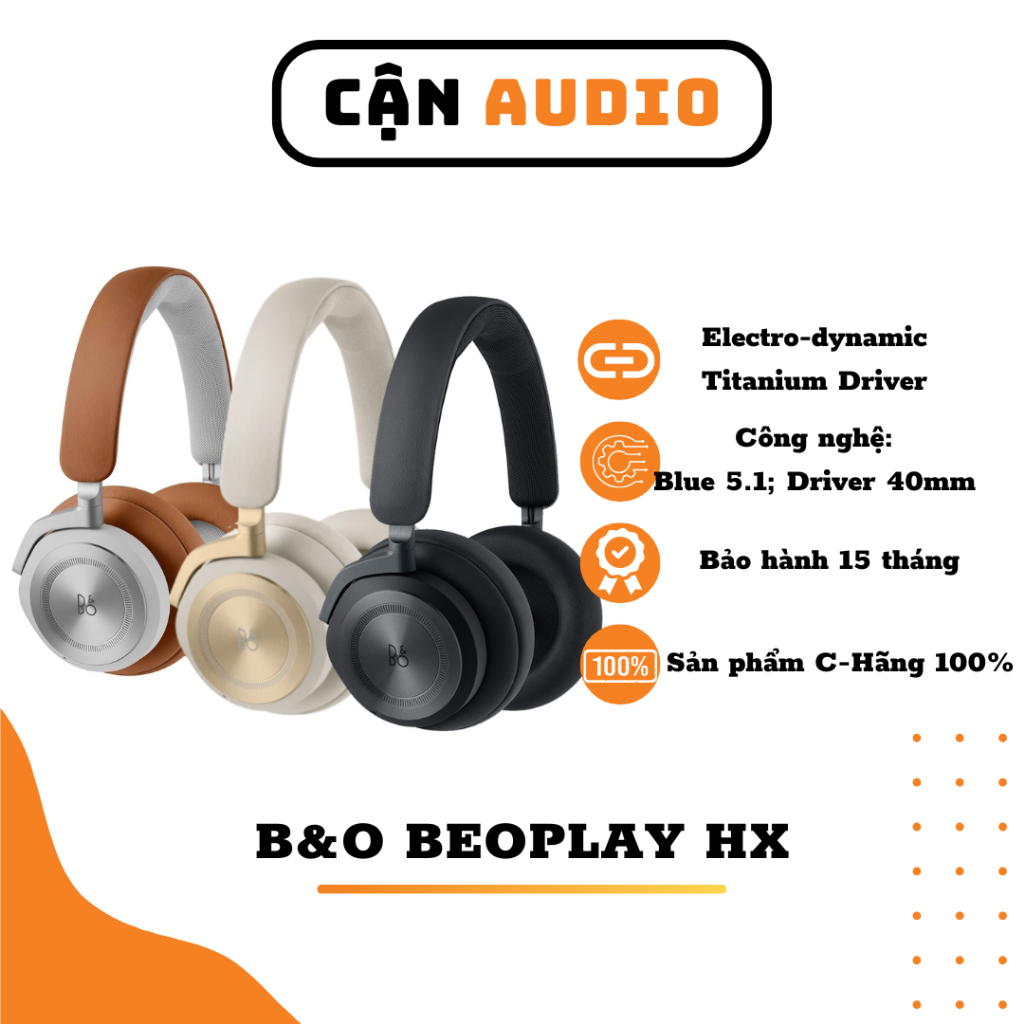 Tai nghe B&O Beoplay HX - Cận Audio