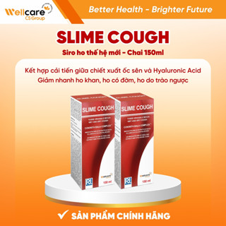 Siro Ho Slime Cough Chính Hãng – Chai 150ml | Giảm Ho, Ho Có Đờm, Ho Khan, Ho Do Trào Ngược