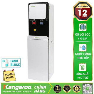 Cây lọc nước nóng lạnh tích  hợp máy lọc nước  5 lõi Kangaroo KG61A3 