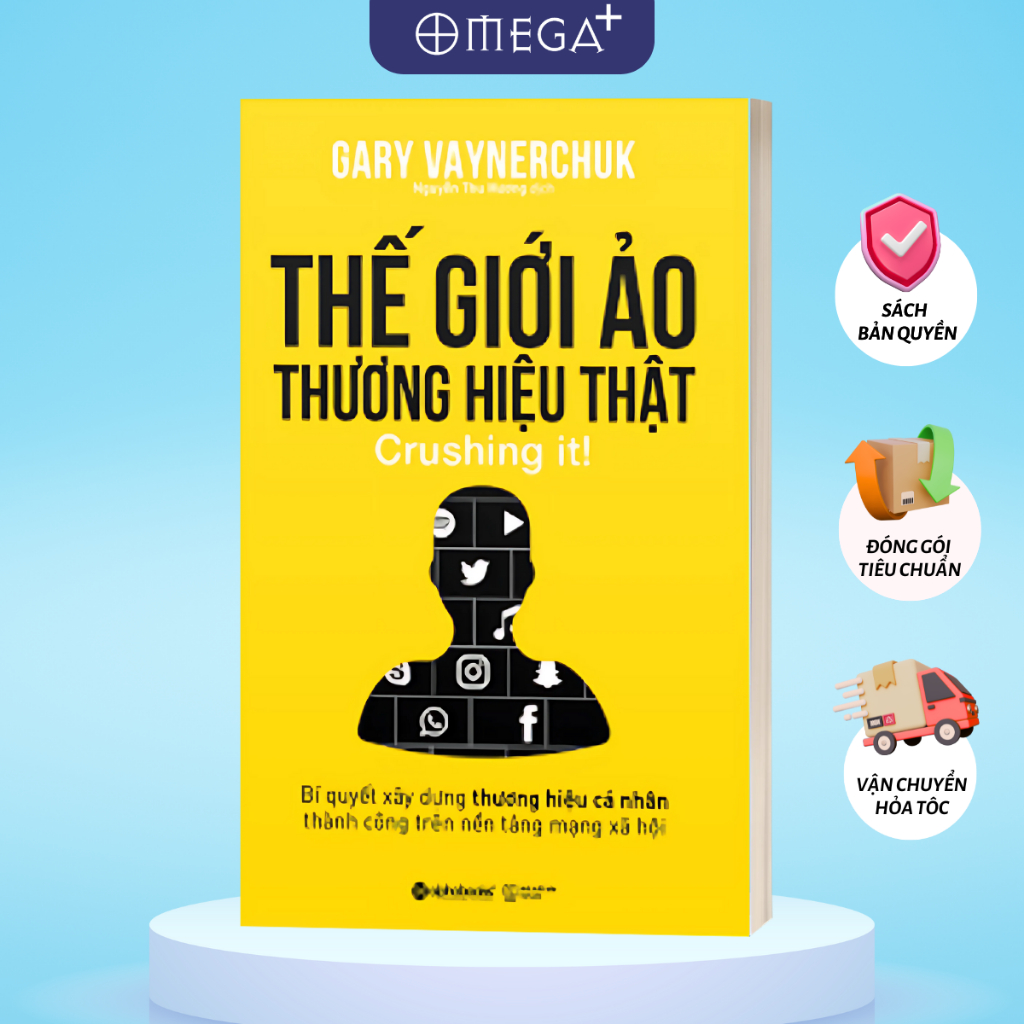 Sách Thế Giới Ảo Thương Hiệu Thật: Bí quyết xây dựng thương hiệu cá nhân thành công trên nền tảng (Alpha Books AT)