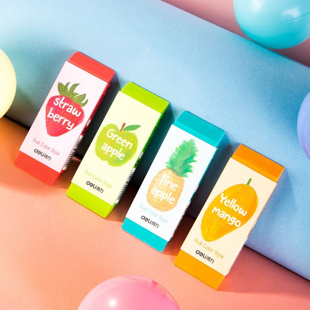 (Hỏa tốc HCM) Gôm deli size to hình trái cây sắc màu 🍩