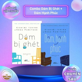 Sách - combo dám bị ghét + dám hạnh phúc