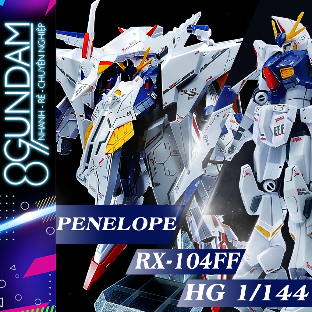 [CÓ SẴN] Mô Hình Lắp Ráp HG Penelope Fighter (tặng base + decal nước)