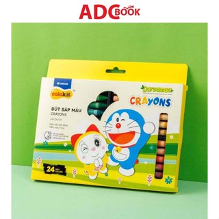  Bút Sáp Màu Thiên Long Doraemon CR-C06 24 Màu 