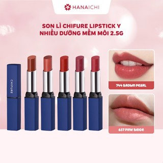 Son lì Chifure Lipstick Y 2.5g Nhiều Dưỡng Mềm Môi Bền Màu Không Khô Môi Nhật Bản
