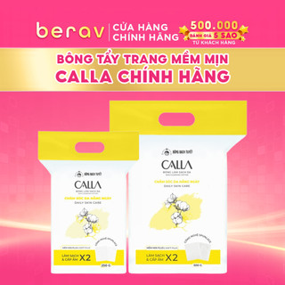   V  Bông tẩy trang làm sạch da Bông Bạch Tuyết Calla Mềm Mịn 