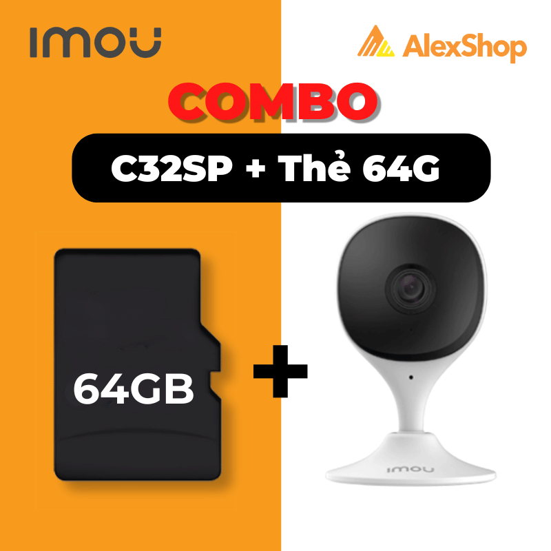 [COMBO-3M] Camera Imou C32SP (3M) + Thẻ 64G