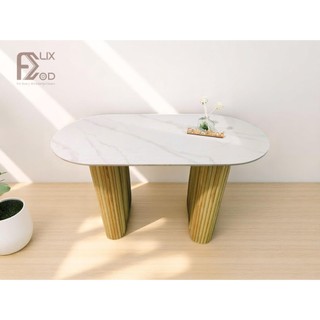 FELIXWOOD BÀN ĂN VÒM MẶT ĐÁ (CÓ MÀN BỌC CHỐNG XƯỚC)