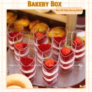  100 Hủ Nhựa Cocktail Đựng Panna Cotta Ly Sự Kiện Ly Bánh Mousse  LC-4585  