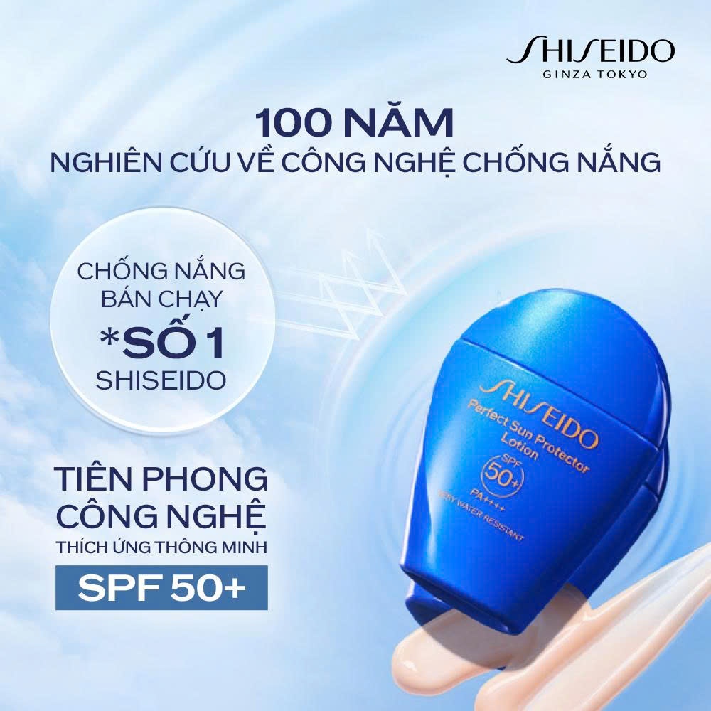 Sữa chống nắng dưỡng da Shiseido GSC Perfect Sun Protector Lotion SPF50+ 50ml | BigBuy360 - bigbuy360.vn