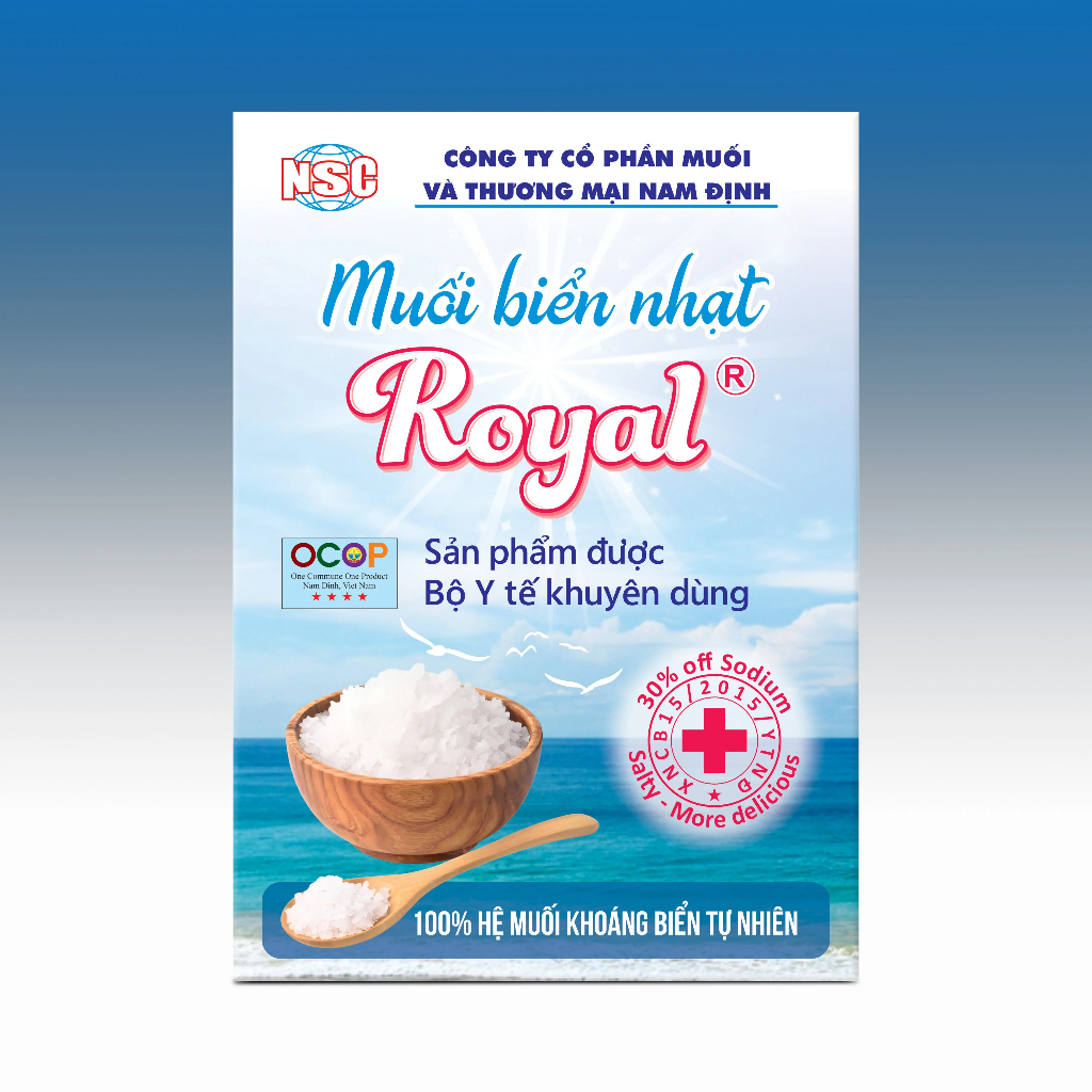 Muối biển nhạt Royal NSC