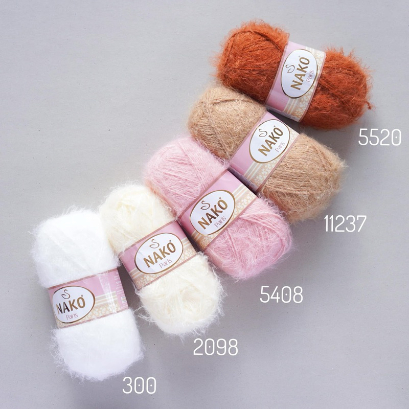 Len Nako Paris-len nhập khẩu siêu mềm mịn móc thú, đồ đông [Len Lẻn Lèn Len]