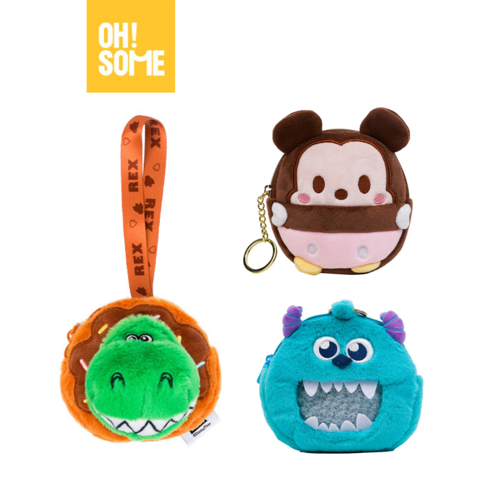 【OHSOME x Disney】- Ví mini đựng tiền Disney nhỏ gọn dễ thương có thể dùng làm phụ kiện trang trí túi