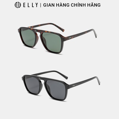 Kính mắt nữ ELLY EK182 gọng nhựa PC tròng phân cực TAC chống tia UV400 chống chói thời trang cao cấp