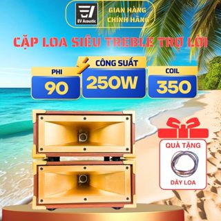 Cặp Loa Siêu Treble Rời Ev Acaustic K43 | Công Suất 250W | Coil Đồng | Phi 90 | Hỗ Trợ Treble Karaoke