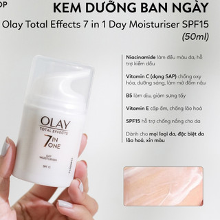 Kem dưỡng Chống Lão Hoá Olay Total Effects 7 In One ngày, đêm 50ml