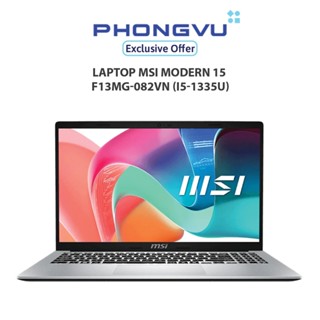 Laptop MSI Modern 15 F13MG-082VN (i5-1335U) (Bạc) - Bảo hành 24 tháng