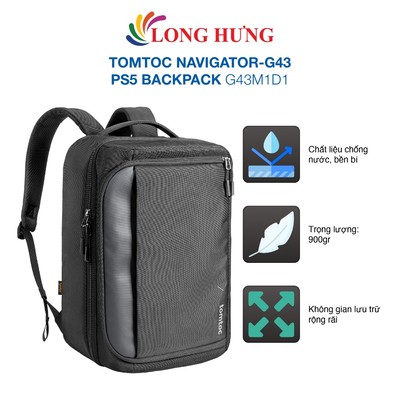 Ba lô Tomtoc Navigator-G43 PS5 Backpack G43M1D1 - Hàng chính hãng