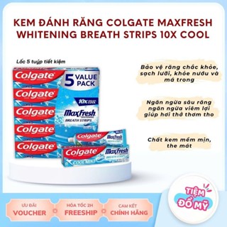 Kem đánh răng Colgate MaxFresh Hàng Mỹ Giúp Hơi Thở Thơm Tho