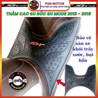 Thảm Lót Chân Xe SH Mode 2013–2019 Cao Su Đúc Chống Trượt Mẫu Thái Dày 8mm – Dễ Vệ Sinh, Lắp Zin