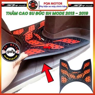Thảm Lót Chân Xe SH Mode 2013–2019 Cao Su Đúc Chống Trượt Mẫu Thái Dày 8mm – Dễ Vệ Sinh, Lắp Zin